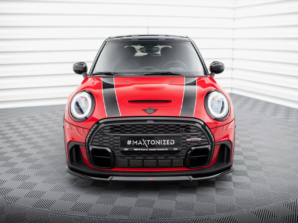 Maxton Design - Aftermarket  FRONT SPLITTER V.2 MINI COOPER S JOHN COOPER WORKS F55 FACELIFT