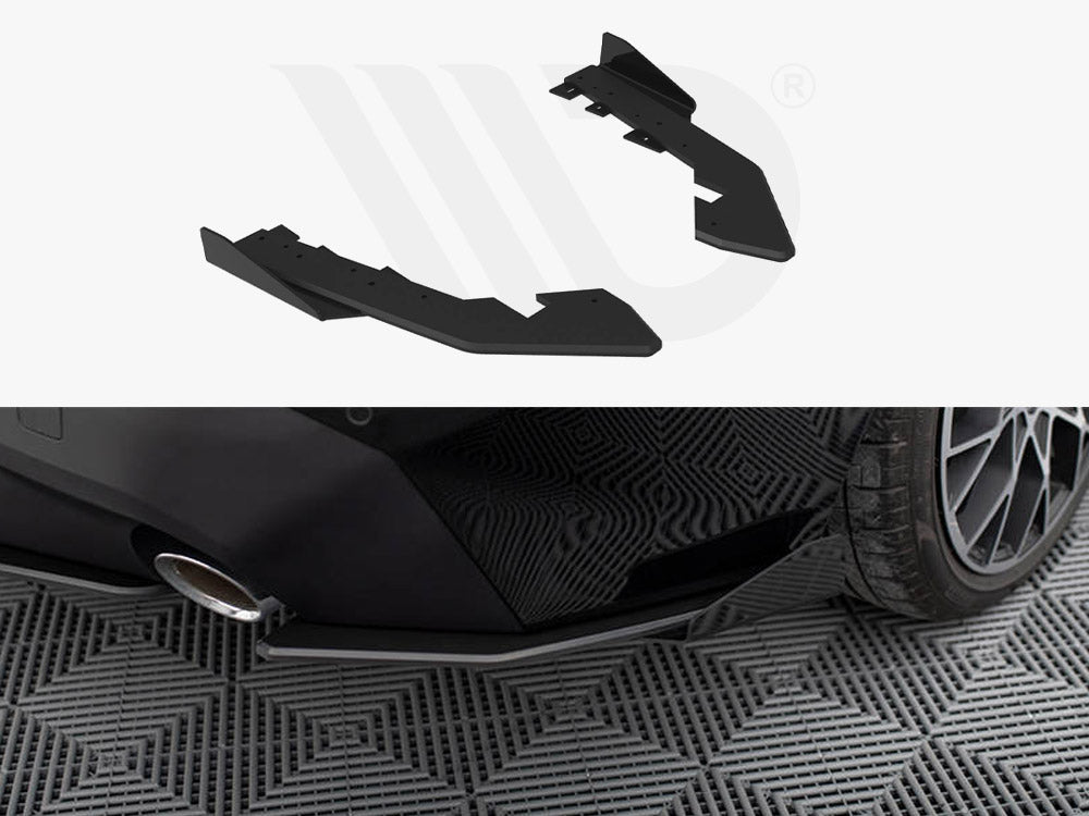 Maxton Design - Aftermarket  STREET PRO REAR SIDE SPLITTERS + FLAPS BMW 2 COUPE G42