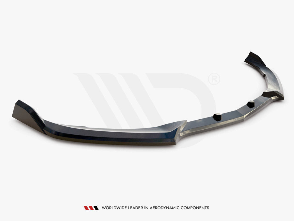 Maxton Design - Aftermarket  FRONT SPLITTER V.2 MERCEDES-AMG C63 SEDAN / ESTATE W205 FACELIFT