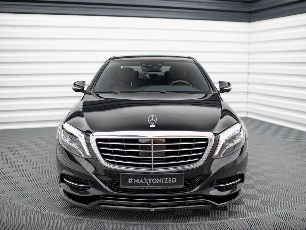 Maxton Design - Aftermarket  Front Splitter V.2 Mercedes-Benz S W222