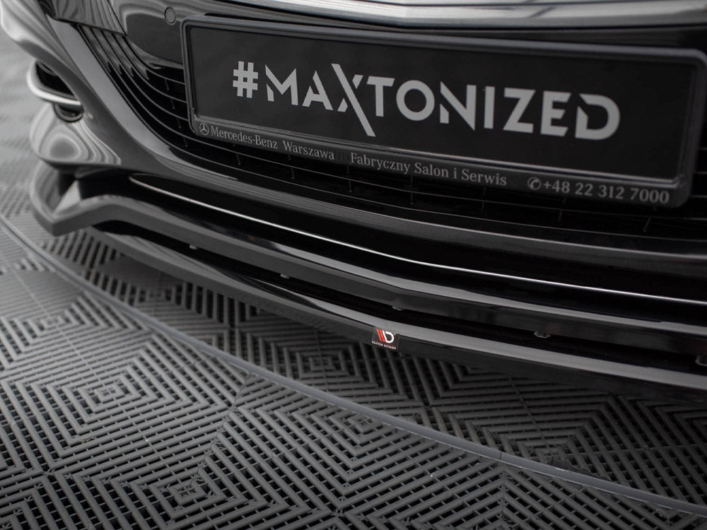 Maxton Design - Aftermarket  Front Splitter V.2 Mercedes-Benz S W222
