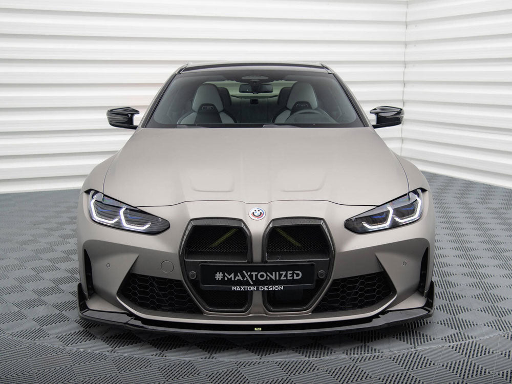Maxton Design - Aftermarket  Front Splitter V.4 CSL Look BMW M4 G82 / G82 Facelift