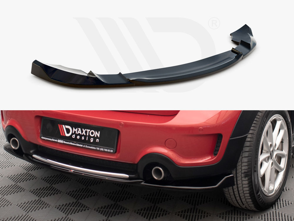 Maxton Design - Aftermarket  CENTRAL REAR SPLITTER MINI COUNTRYMAN JCW MK1 (2012-2016)