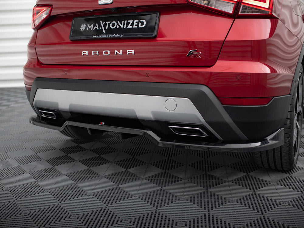 Maxton Design - Aftermarket  CENTRAL REAR SPLITTER (VERTICAL BARS) SEAT ARONA FR MK1