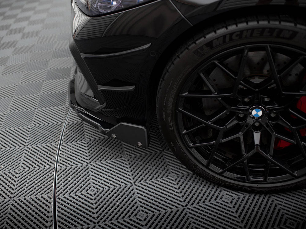 Maxton Design - Aftermarket  Front Splitter V.1 + Flaps BMW M8 Gran Coupe F93 / Coupe F92