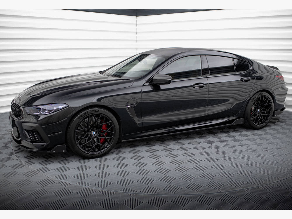 Maxton Design - Aftermarket  Side Skirts Diffusers V.1 + Flaps BMW M8 Gran Coupe F93 / 8 Gran Coupe M-Pack G16