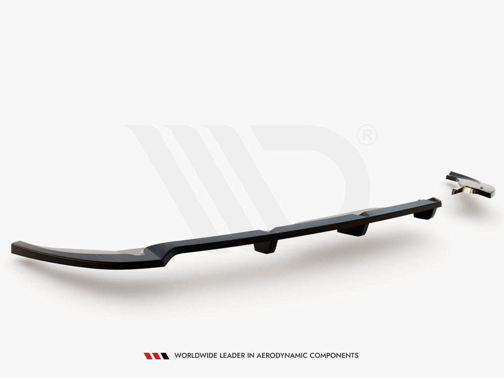 Maxton Design - Aftermarket  Central Rear Splitter (Vertical Bars) Fiat 500X Sport Mk1 Facelift