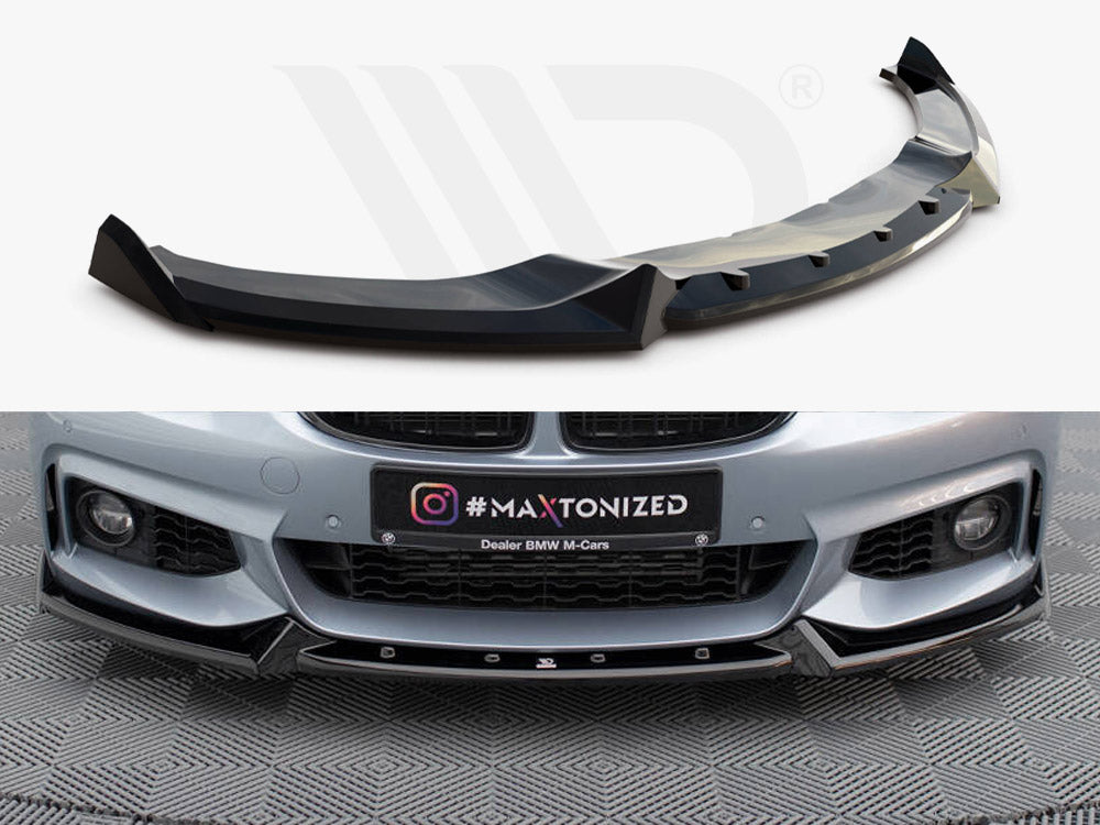 Maxton Design - Aftermarket  FRONT SPLITTER V.4 BMW 4 COUPE / GRAN COUPE / CABRIO M-PACK F32 / F36 / F33