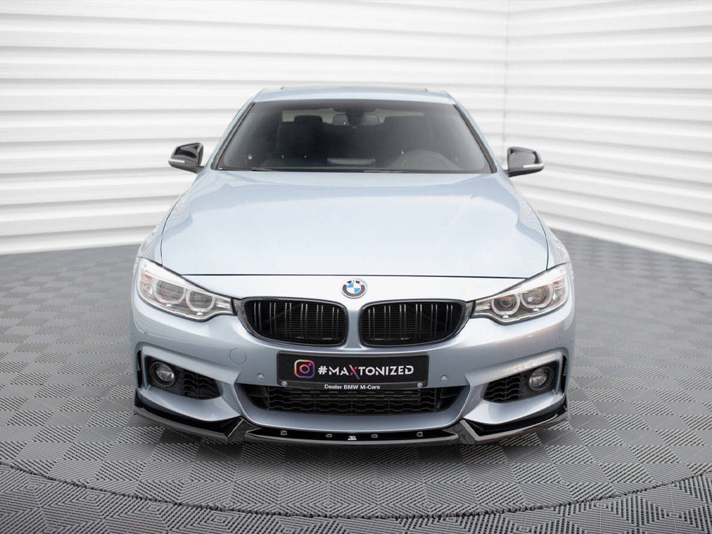 Maxton Design - Aftermarket  FRONT SPLITTER V.4 BMW 4 COUPE / GRAN COUPE / CABRIO M-PACK F32 / F36 / F33