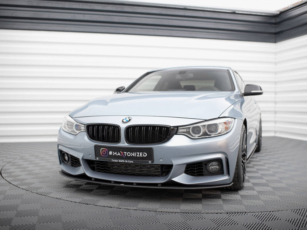 Maxton Design - Aftermarket  STREET PRO FRONT SPLITTER BMW 4 COUPE / GRAN COUPE / CABRIO M-PACK F32 / F36 / F33