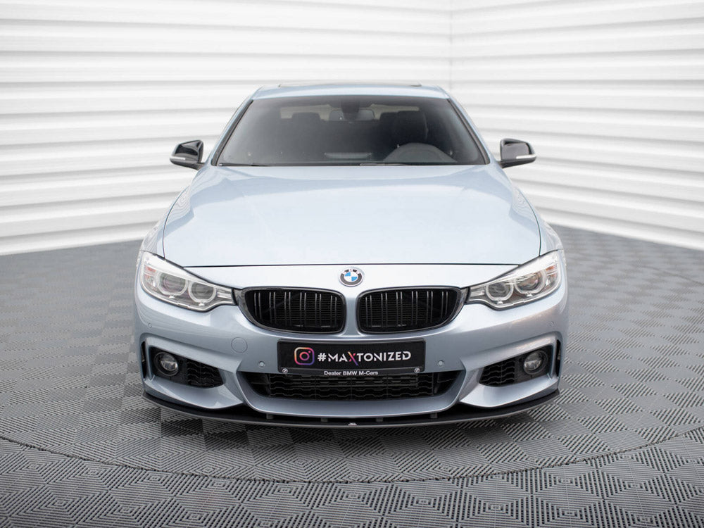 Maxton Design - Aftermarket  STREET PRO FRONT SPLITTER BMW 4 COUPE / GRAN COUPE / CABRIO M-PACK F32 / F36 / F33