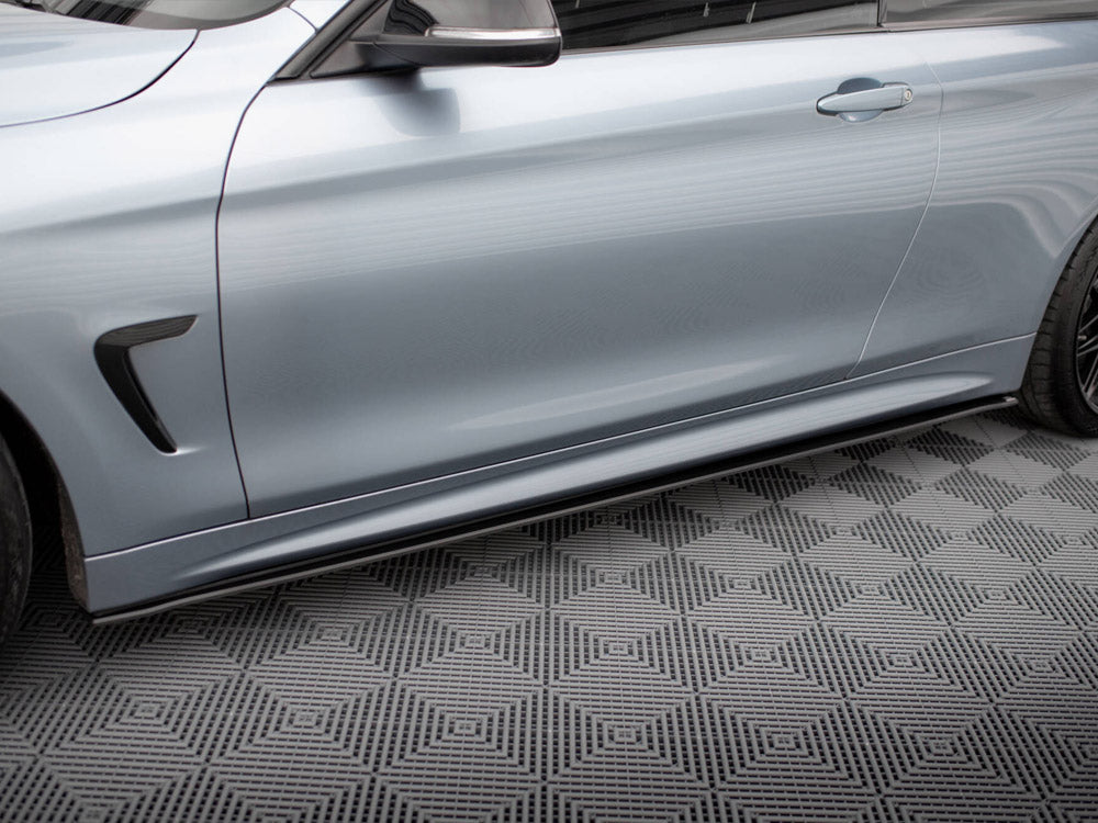 Maxton Design - Aftermarket  STREET PRO SIDE SKIRTS DIFFUSERS BMW 4 COUPE / GRAN COUPE / CABRIO M-PACK F32 / F36 / F33