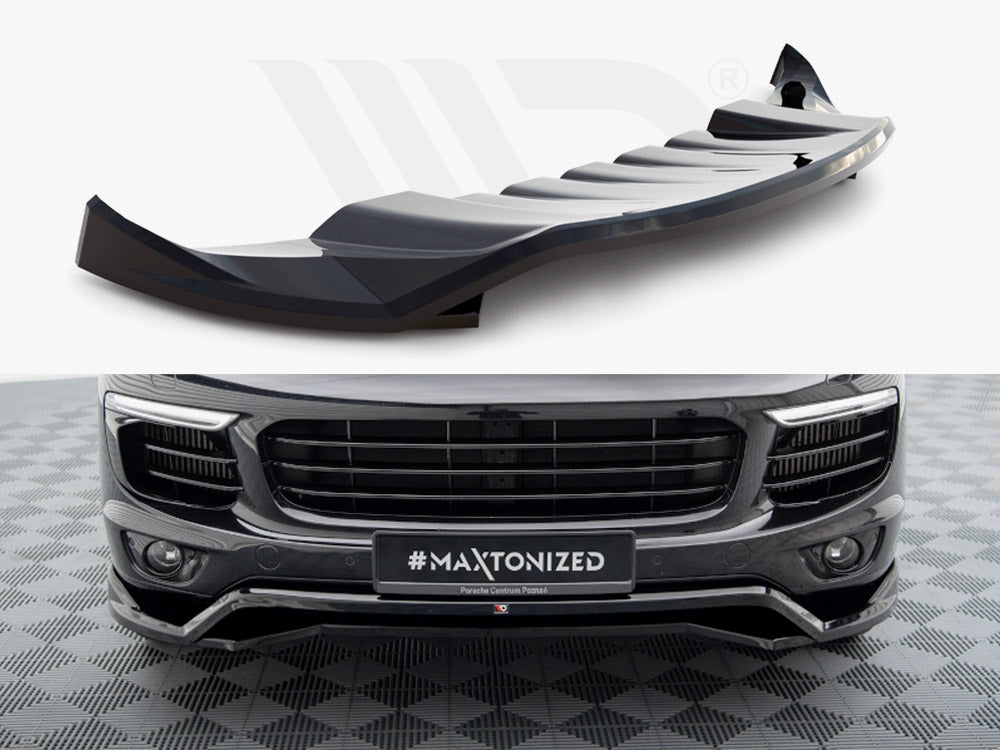 Maxton Design - Aftermarket  FRONT SPLITTER PORSCHE CAYENNE MK2 FACELIFT