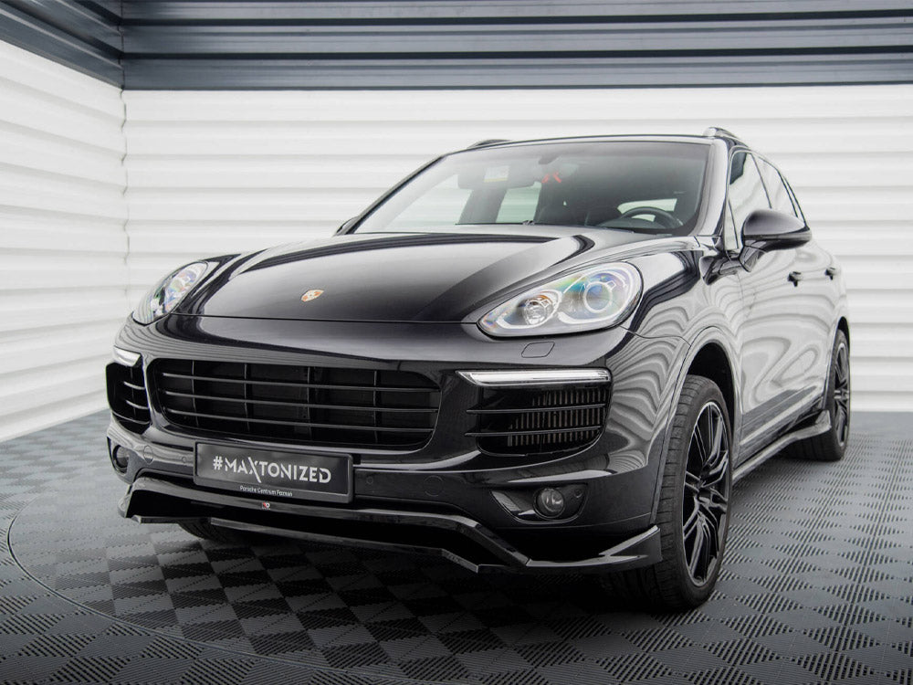 Maxton Design - Aftermarket  FRONT SPLITTER PORSCHE CAYENNE MK2 FACELIFT