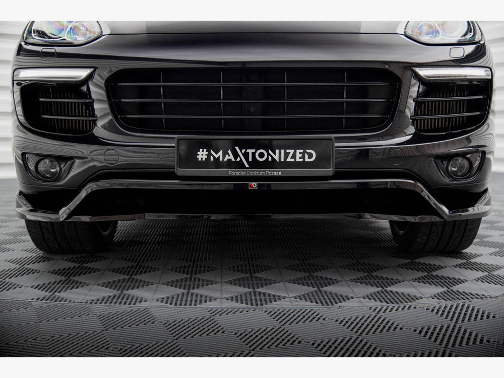 Maxton Design - Aftermarket  FRONT SPLITTER PORSCHE CAYENNE MK2 FACELIFT