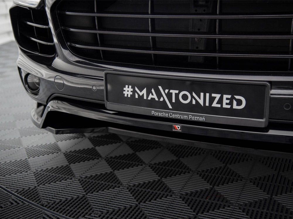 Maxton Design - Aftermarket  FRONT SPLITTER PORSCHE CAYENNE MK2 FACELIFT