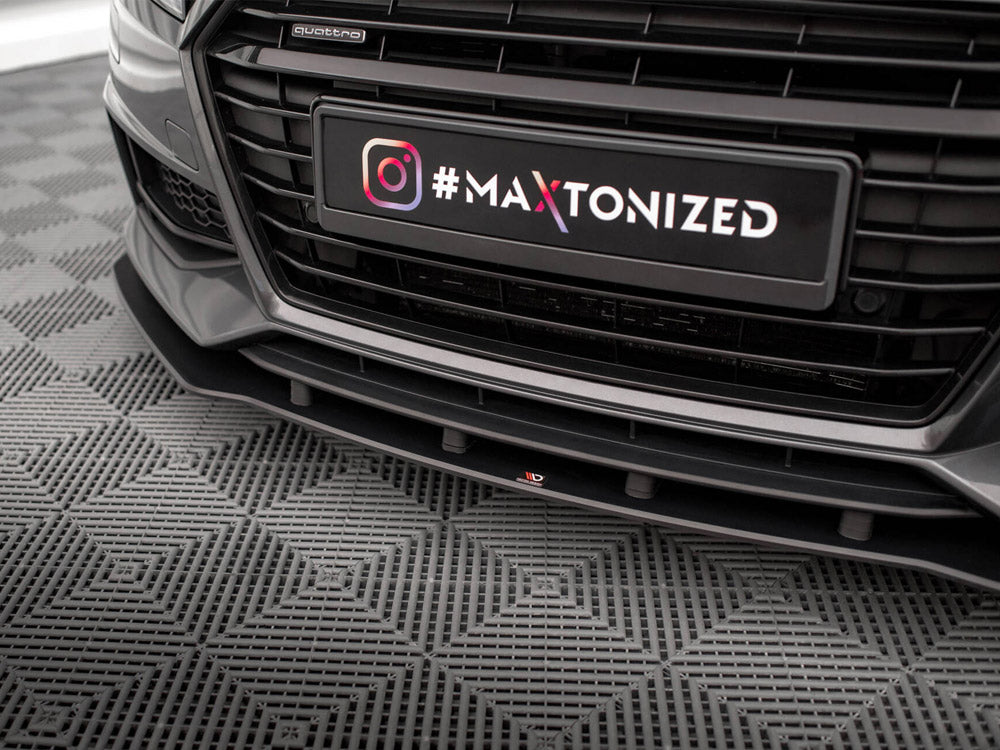 Maxton Design - Aftermarket  STREET PRO FRONT SPLITTER AUDI TT S / S-LINE 8S
