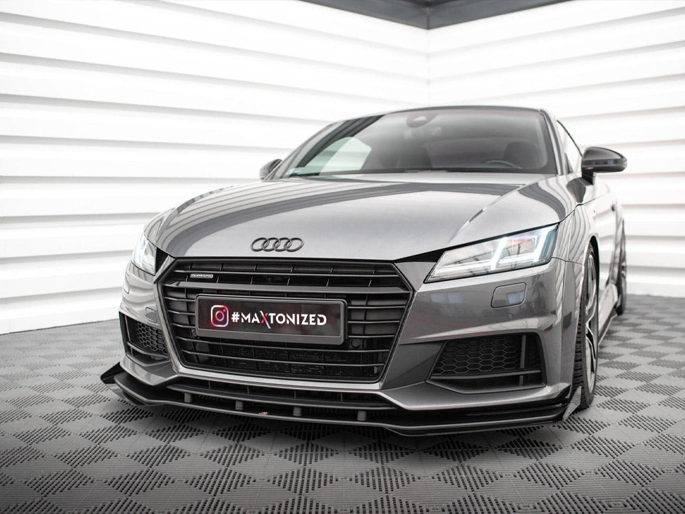 Maxton Design - Aftermarket  STREET PRO FRONT SPLITTER + FLAPS AUDI TT S / S-LINE 8S