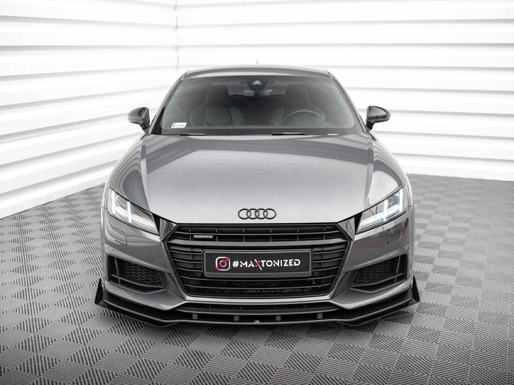 Maxton Design - Aftermarket  Street PRO Front Splitter + Flaps Audi TT S / S-Line 8S