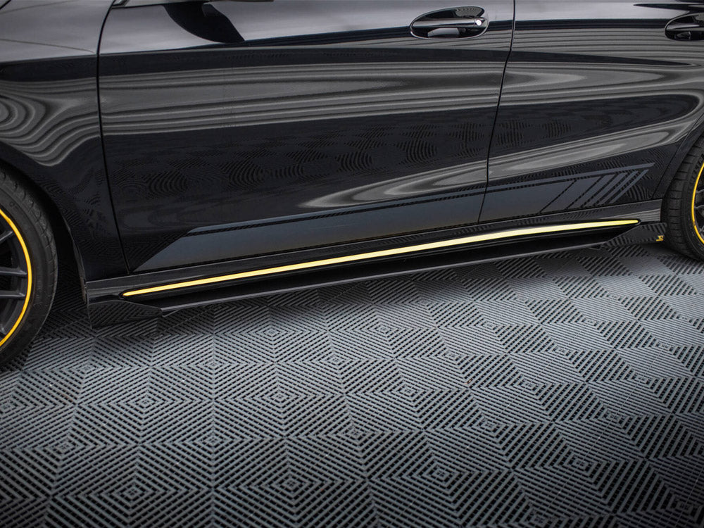 Maxton Design - Aftermarket  Street PRO Side Skirts Diffusers + Flaps Mercedes-AMG CLA 45 C117 Facelift