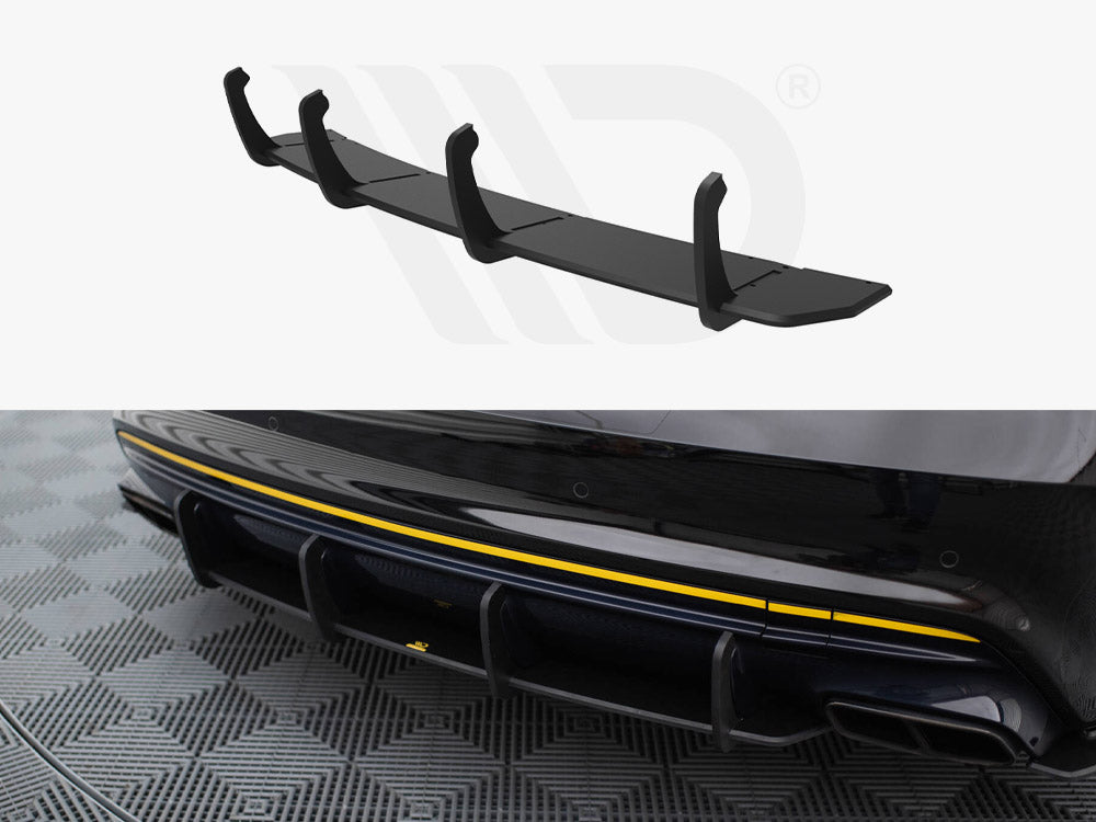 Maxton Design - Aftermarket  STREET PRO REAR DIFFUSER MERCEDES-AMG CLA 45 C117 FACELIFT