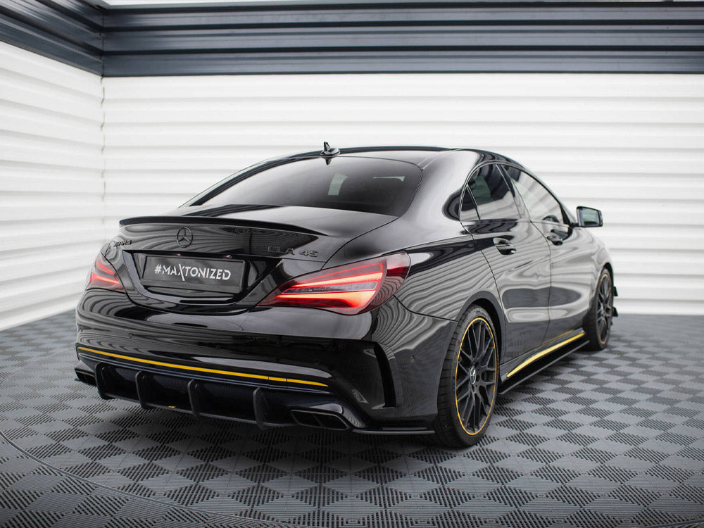Maxton Design - Aftermarket  STREET PRO REAR DIFFUSER MERCEDES-AMG CLA 45 C117 FACELIFT