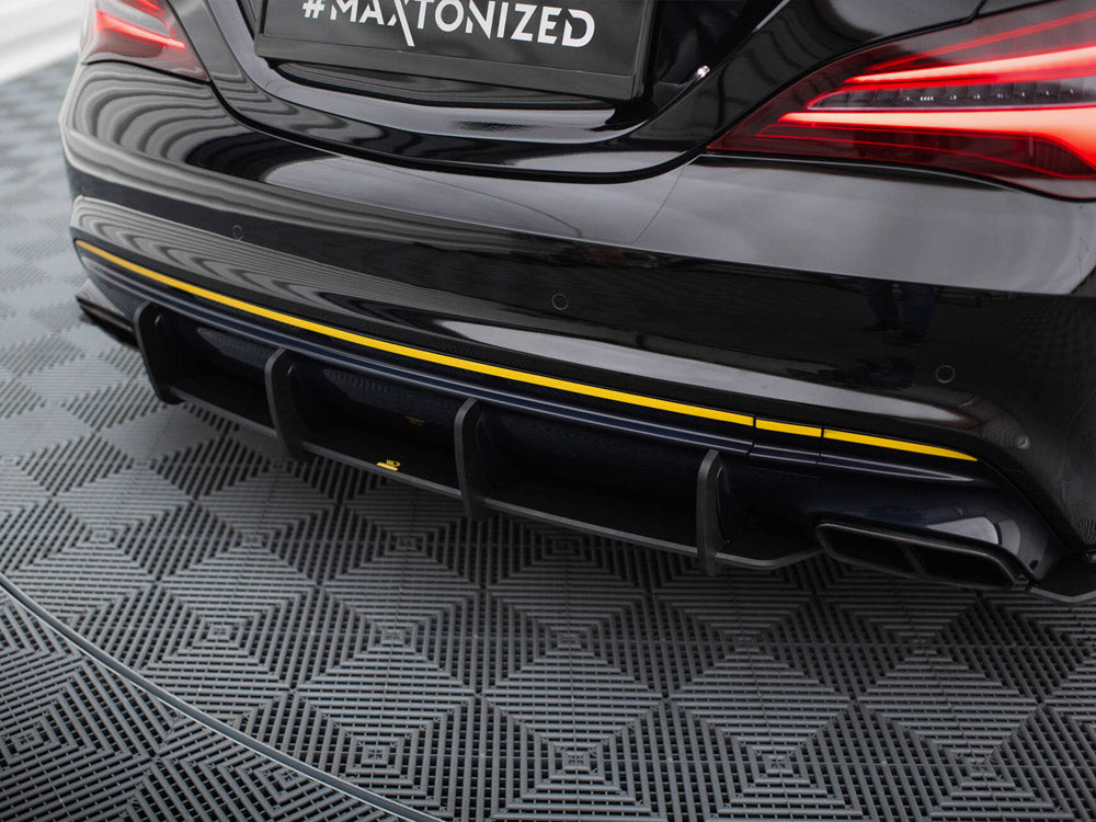 Maxton Design - Aftermarket  STREET PRO REAR DIFFUSER MERCEDES-AMG CLA 45 C117 FACELIFT