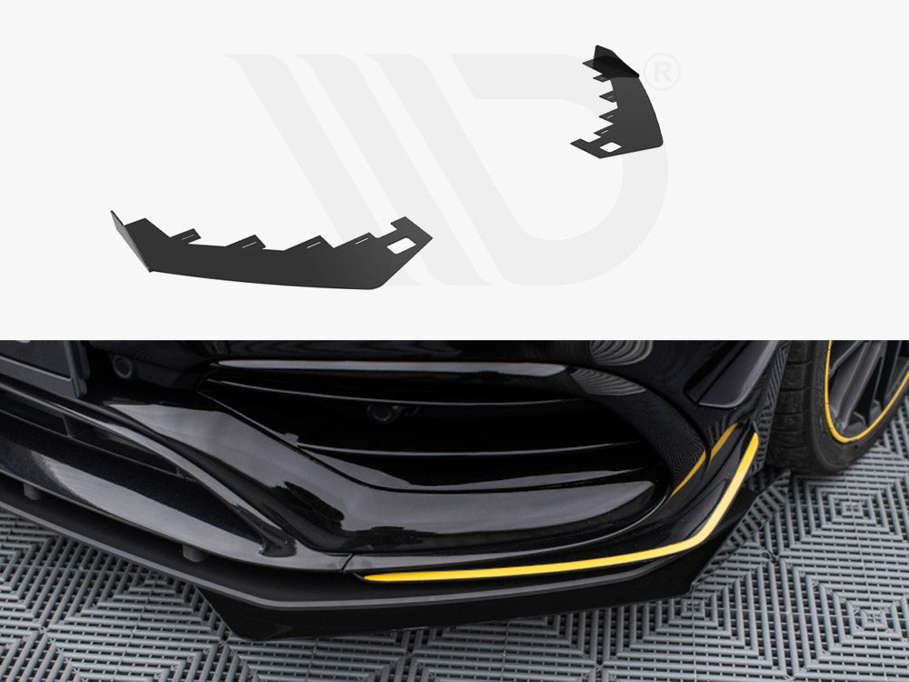 Maxton Design - Aftermarket  FRONT FLAPS MERCEDES-AMG CLA 45 AERO C117 FACELIFT