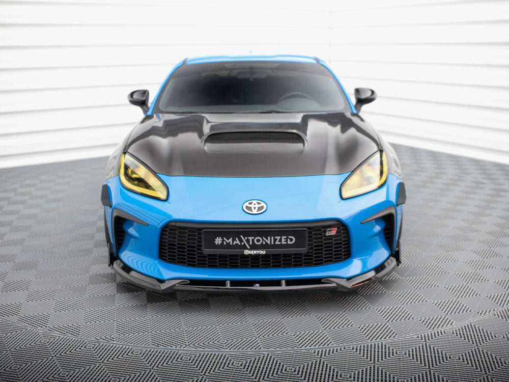 Maxton Design - Aftermarket  Front Splitter V.1 + Flaps Toyota GR86 Mk1