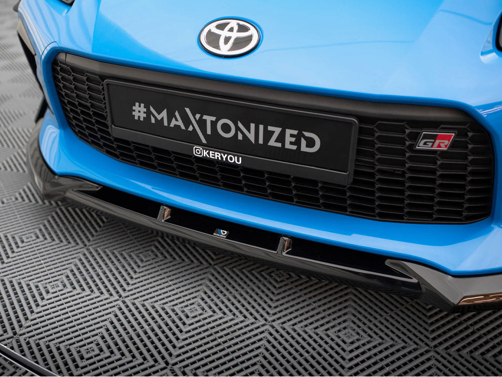 Maxton Design - Aftermarket  Front Splitter V.1 + Flaps Toyota GR86 Mk1