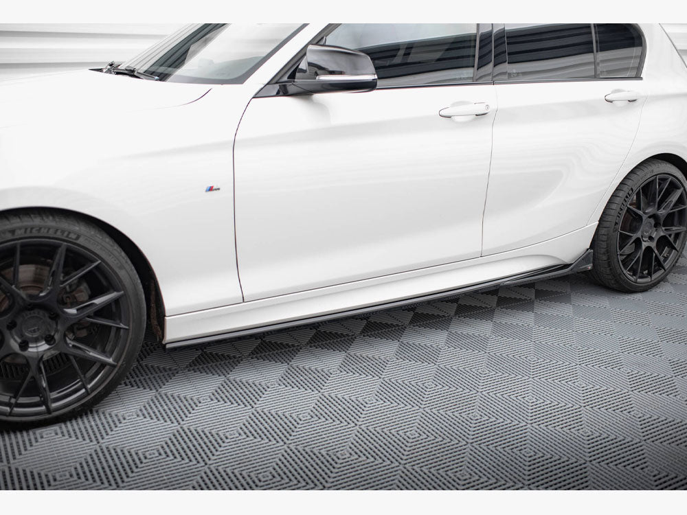 Maxton Design - Aftermarket  Side Skirts Diffusers V.3 CSL Look BMW 1 M-Pack / M140i F20 Facelift