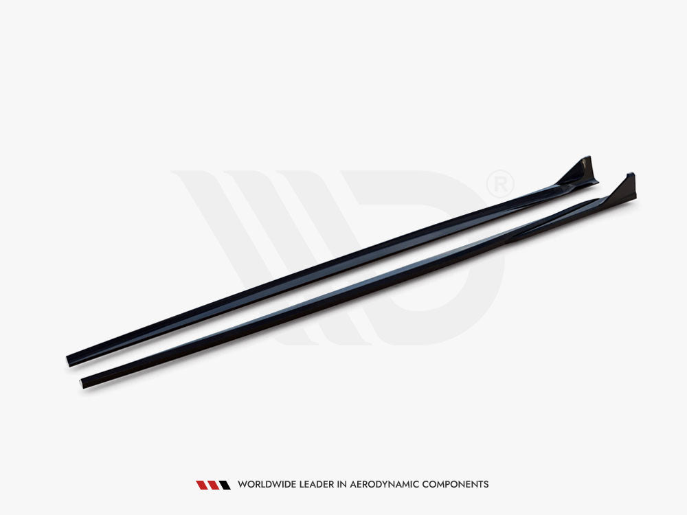 Maxton Design - Aftermarket  Side Skirts Diffusers V.3 CSL Look BMW 1 M-Pack / M140i F20 Facelift