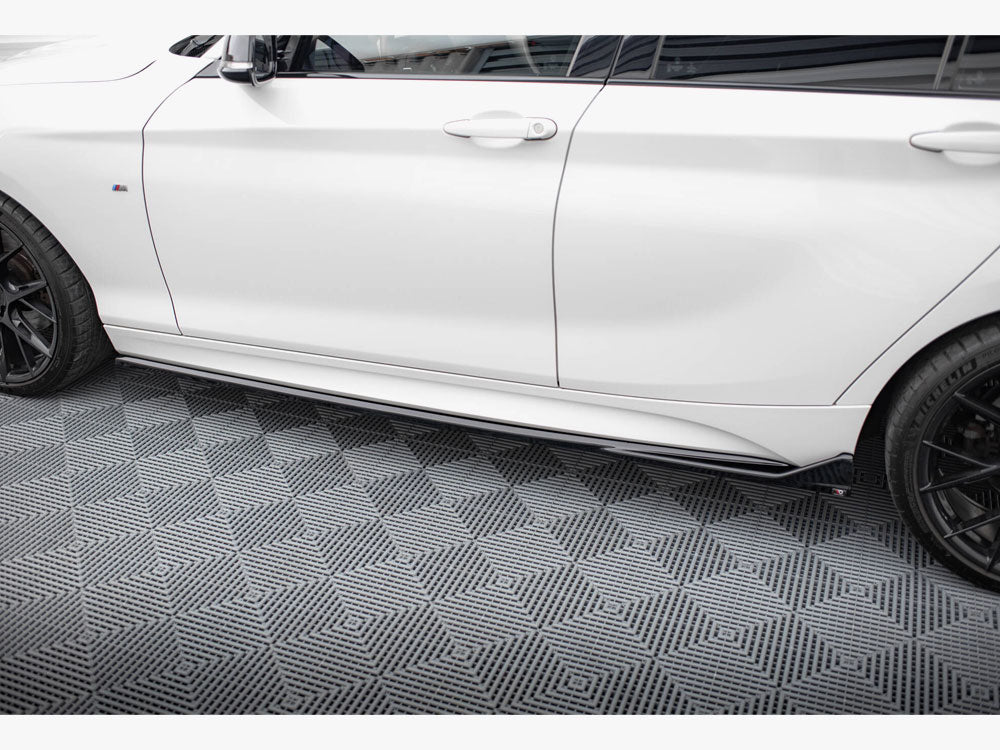 Maxton Design - Aftermarket  Side Skirts Diffusers V.3 CSL Look BMW 1 M-Pack / M140i F20 Facelift