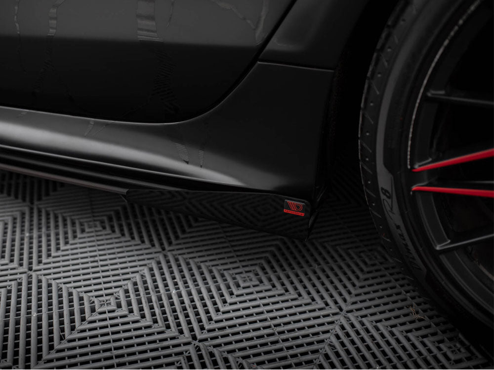 Maxton Design - Aftermarket  Street PRO Side Skirts Diffusers + Flaps Audi RS7 C7