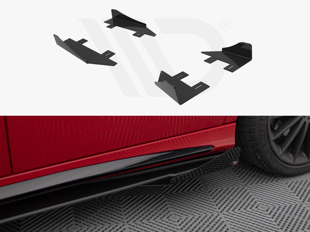 Maxton Design - Aftermarket  SIDE FLAPS MERCEDES-BENZ A 45 AMG W176 FACELIFT