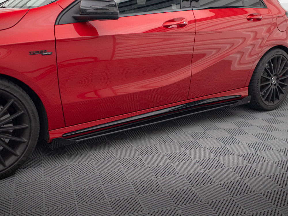 Maxton Design - Aftermarket  SIDE FLAPS MERCEDES-BENZ A 45 AMG W176 FACELIFT