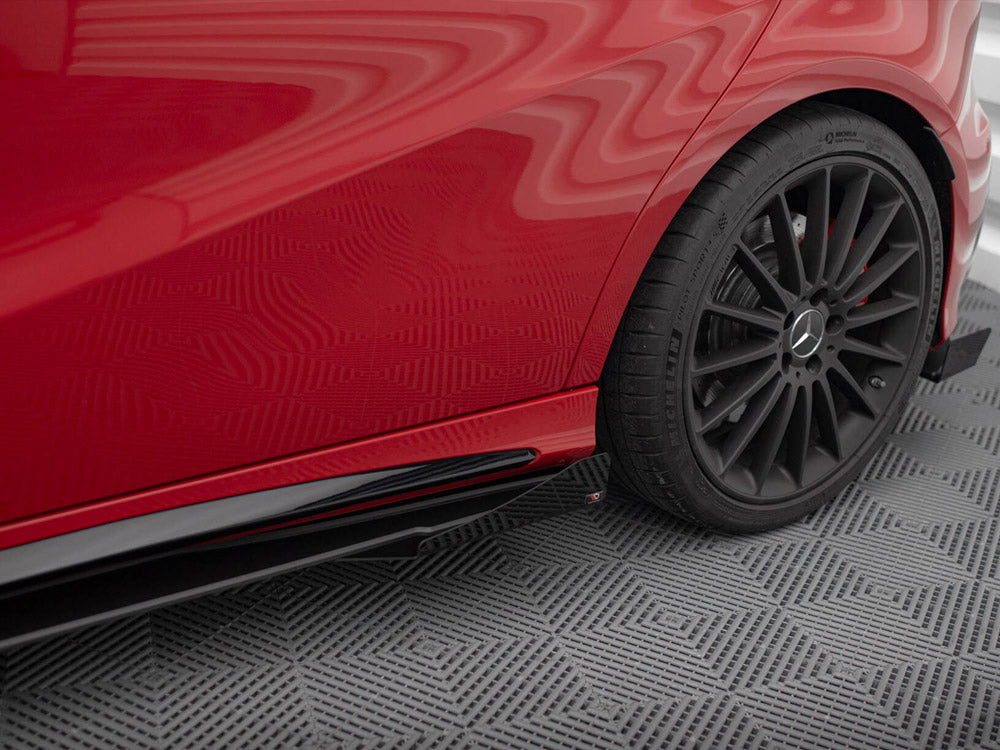 Maxton Design - Aftermarket  SIDE FLAPS MERCEDES-BENZ A 45 AMG W176 FACELIFT