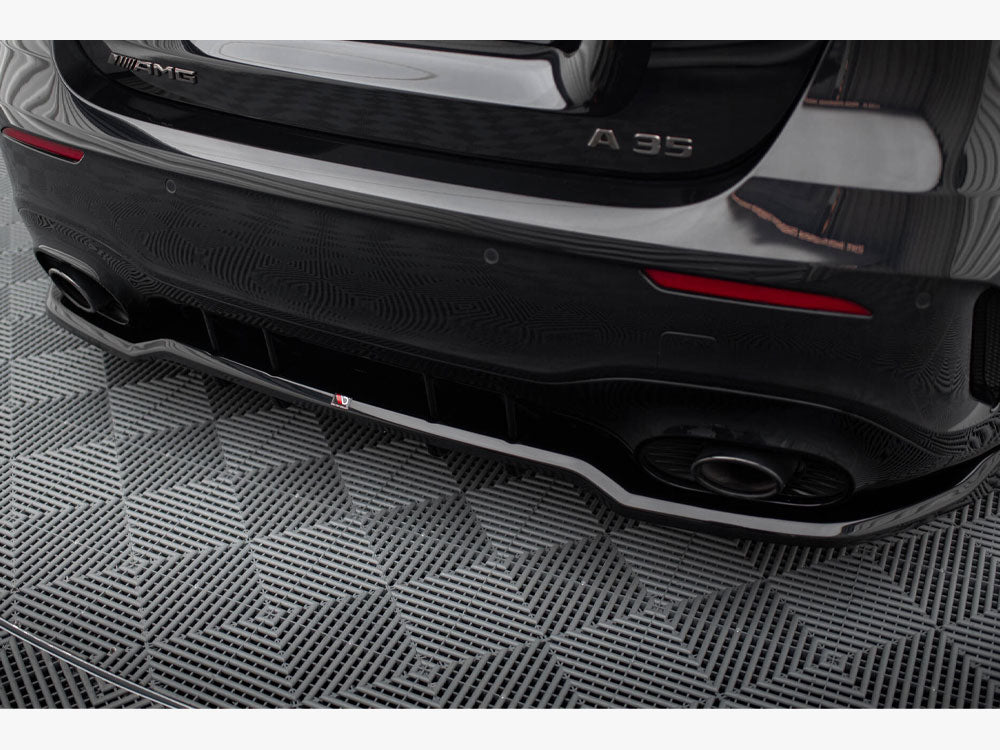 Maxton Design - Aftermarket  Rear Splitter (Vertical Bars) Mercedes-AMG A35 Hatchback W177