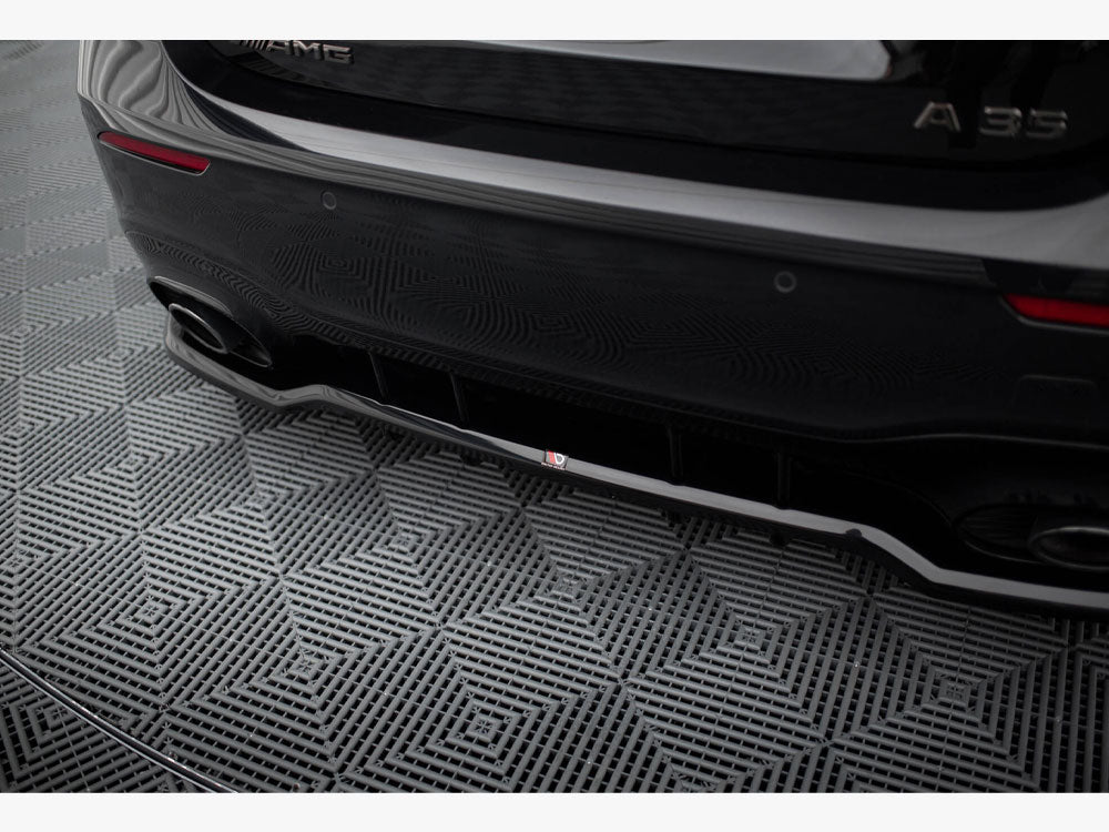 Maxton Design - Aftermarket  Rear Splitter (Vertical Bars) Mercedes-AMG A35 Hatchback W177