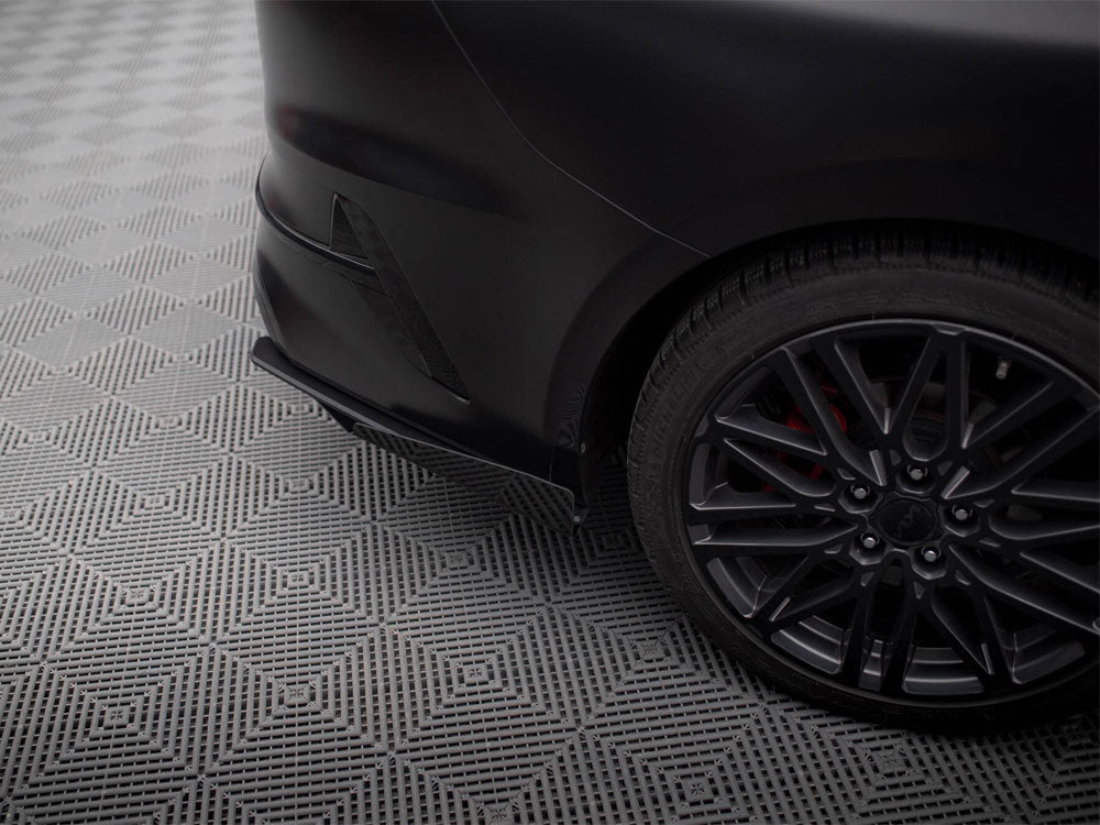 Maxton Design - Aftermarket  STREET PRO REAR SIDE SPLITTERS + FLAPS KIA PROCEED GT MK1 FACELIFT