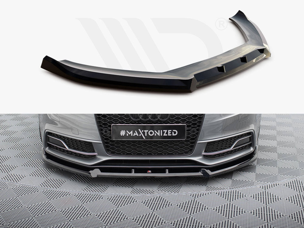 Maxton Design - Aftermarket  FRONT SPLITTER V.3 AUDI S5 / A5 S-LINE COUPE / SPORTBACK 8T FACELIFT