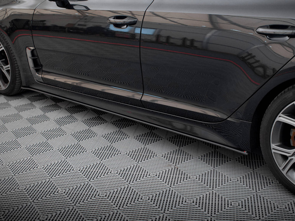 Maxton Design - Aftermarket  STREET PRO SIDE SKIRTS DIFFUSERS KIA STINGER GT / GT-LINE MK1