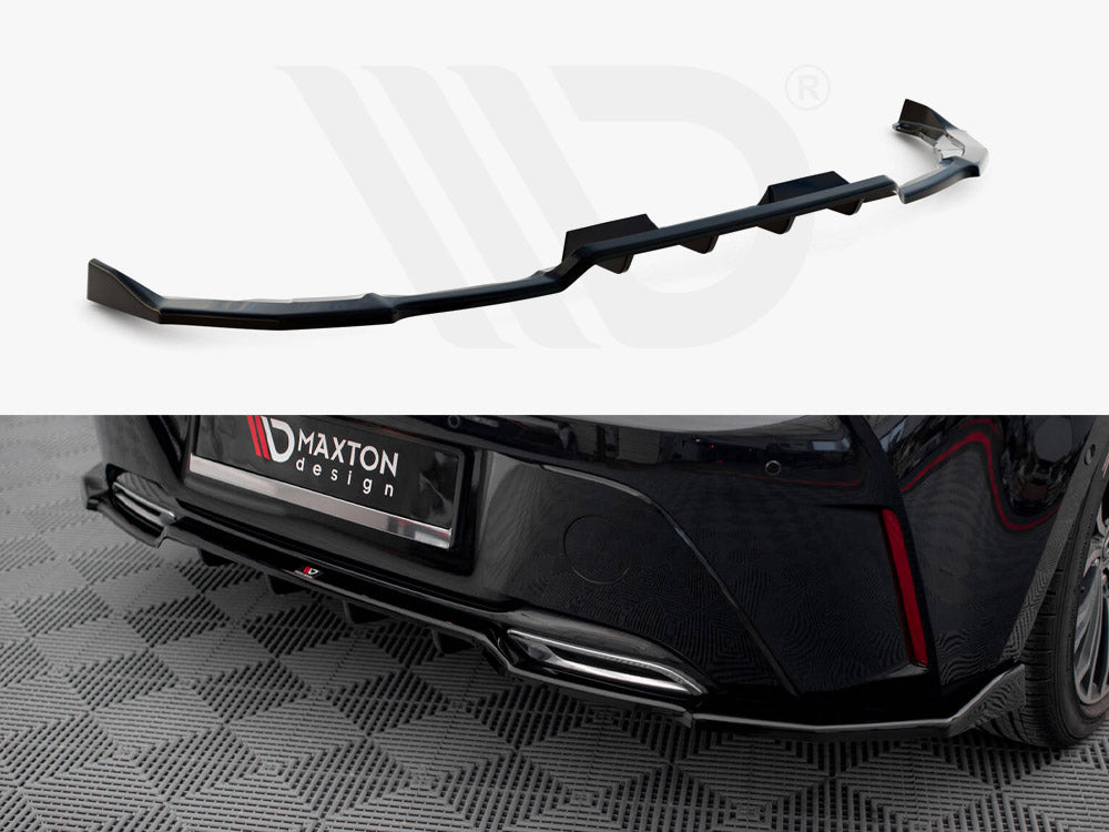 Maxton Design - Aftermarket  Central Rear Splitter (Vertical Bars) Toyota Corolla Hatchback Mk12