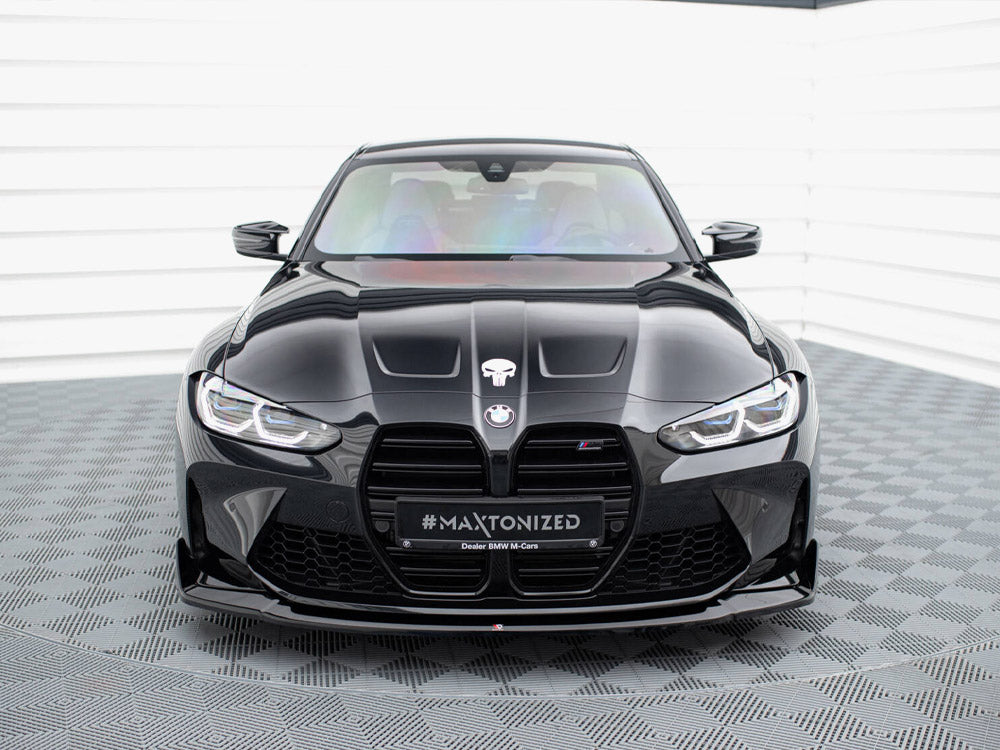 Maxton Design - Aftermarket  Front Splitter V.4 CSL Look BMW M4 G82 / G82 Facelift