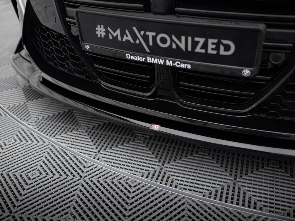 Maxton Design - Aftermarket  Front Splitter V.4 CSL Look BMW M4 G82 / G82 Facelift