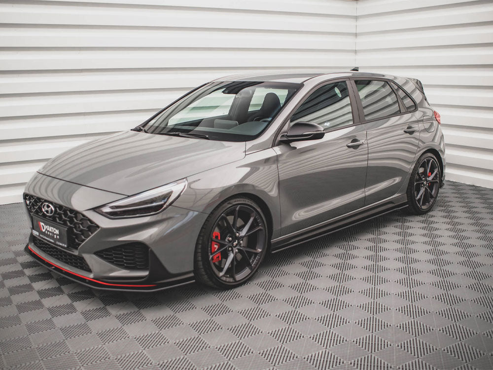 Maxton Design - Aftermarket  Street PRO Side Skirts Diffusers V.2 Hyundai I30 N Mk3 / Mk3 FL