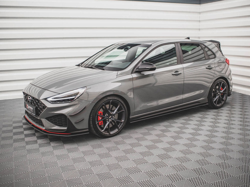 Maxton Design - Aftermarket  Street PRO Side Skirts Diffusers V.2 Hyundai I30 N Mk3 / Mk3 FL