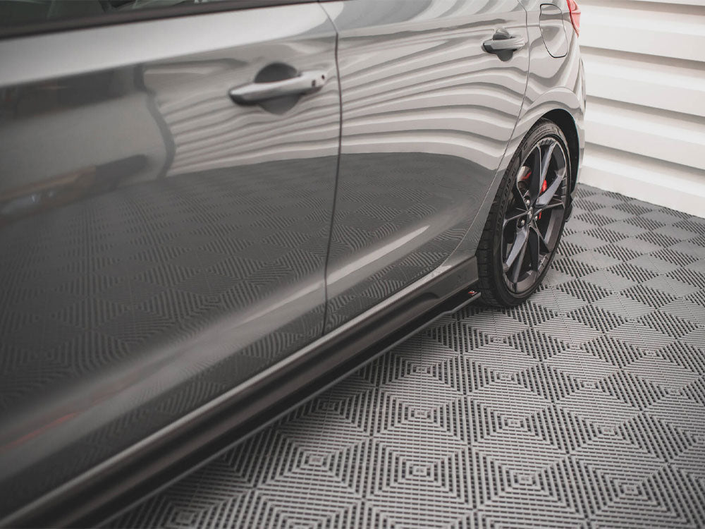 Maxton Design - Aftermarket  Street PRO Side Skirts Diffusers V.2 Hyundai I30 N Mk3 / Mk3 FL