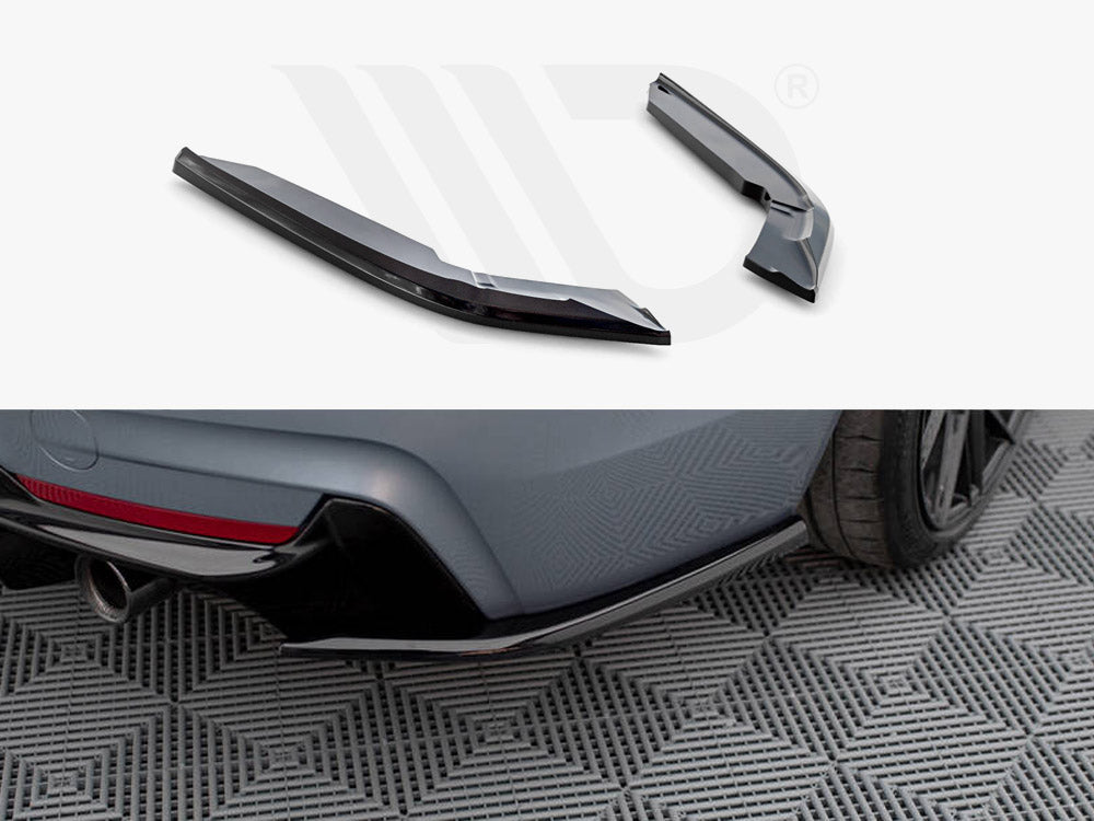 Maxton Design - Aftermarket  Rear Side Splitters V.4 BMW 4 Coupe / Gran Coupe M-Sport F32 / F36
