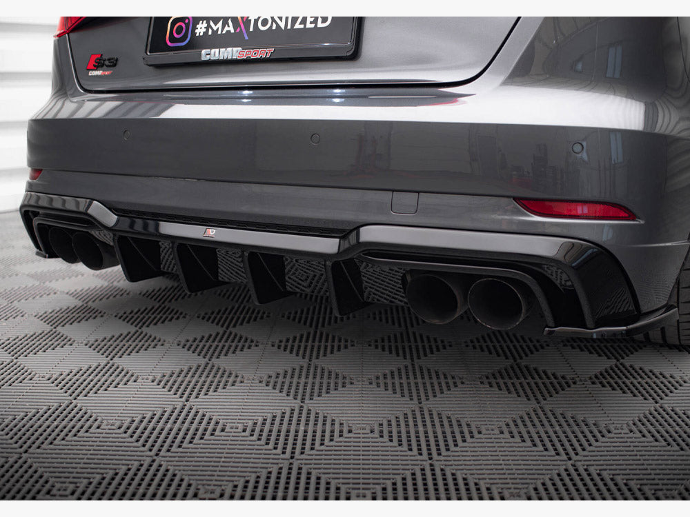 Maxton Design - Aftermarket  REAR VALANCE AUDI S3 SPORTBACK 8V FACELIFT